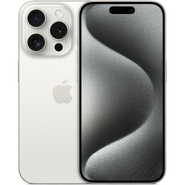 Apple iPhone 15 Pro 128GB (Dual Sim) (белый титан)
