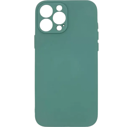 Чехол Soft-Touch для iPhone 14 Pro Max темно-зеленый