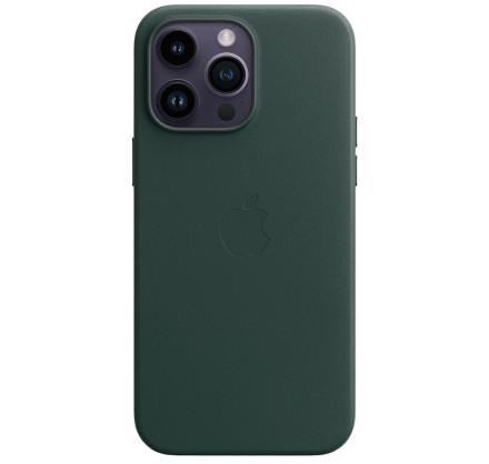 Чехол Leather Case magsafe для iPhone 14 Pro Max темно-...