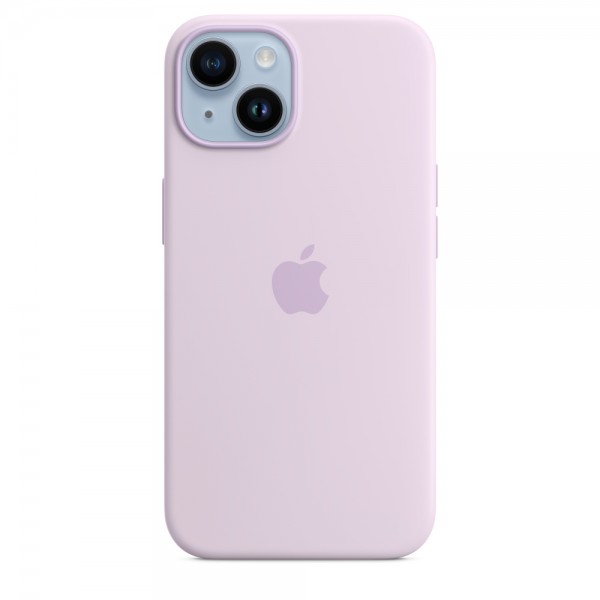 Чехол Silicone Case magsafe качество Lux для iPhone 14 сиреневый