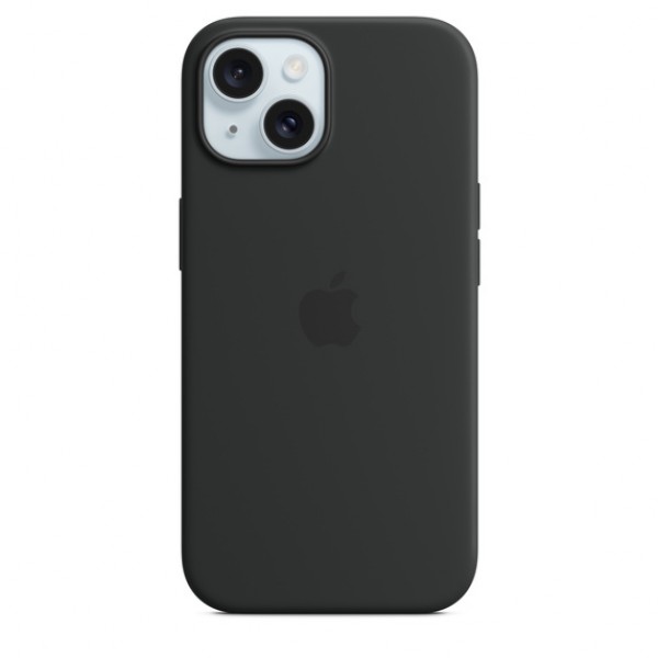 Чехол Silicone Case magsafe качество Lux для iPhone 15 Plus черный