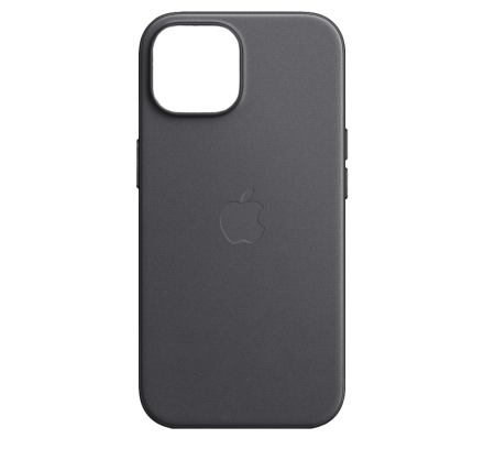 Чехол Leather Case magsafe для iPhone 15 Plus черный