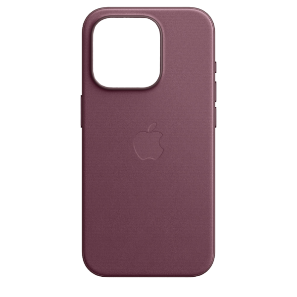 Чехол Leather Case magsafe для iPhone 15 Pro фиолетовый