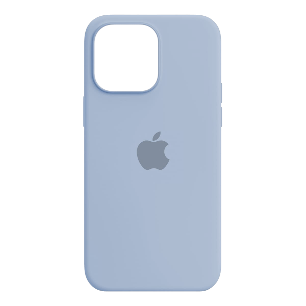 Чехол Silicone Case для iPhone 15 Pro Max светло-голубой