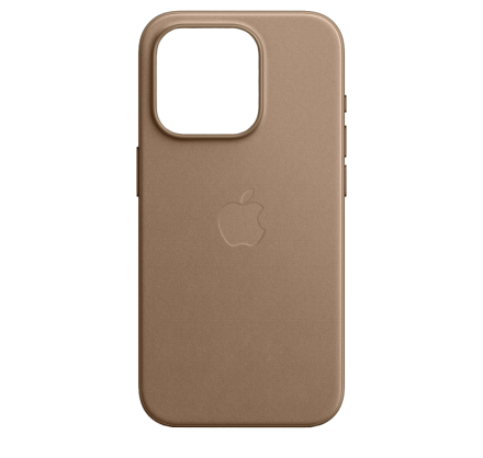 Чехол Leather Case magsafe для iPhone 15 Pro коричневый