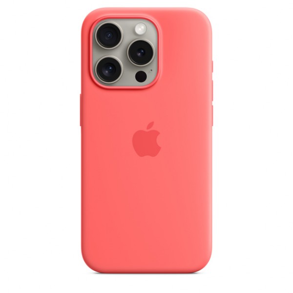 Чехол Silicone Case magsafe качество Lux для iPhone 15 Pro Max красный