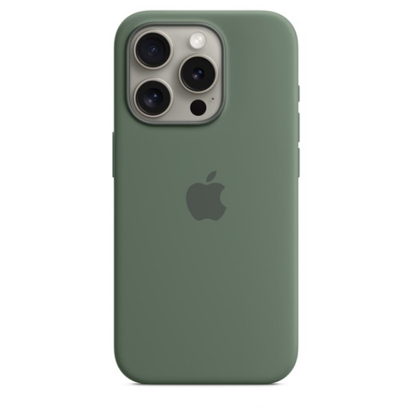 Чехол Silicone Case magsafe качество Lux для iPhone 15 Pro Max кипарис