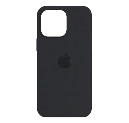Чехол Silicone Case для iPhone 15 Pro Max темно-серый