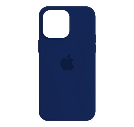 Чехол Silicone Case для iPhone 15 Pro Max темно-синий