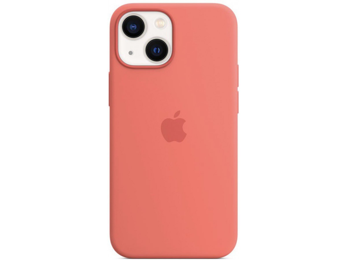 Чехол Silicone Case magsafe качество Lux для iPhone 13 розовый помело 