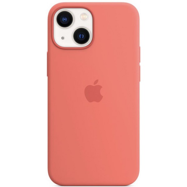 Чехол Silicone Case magsafe качество Lux для iPhone 13 Mini розовый помело