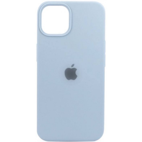 Чехол Silicone Case для iPhone 13 голубой