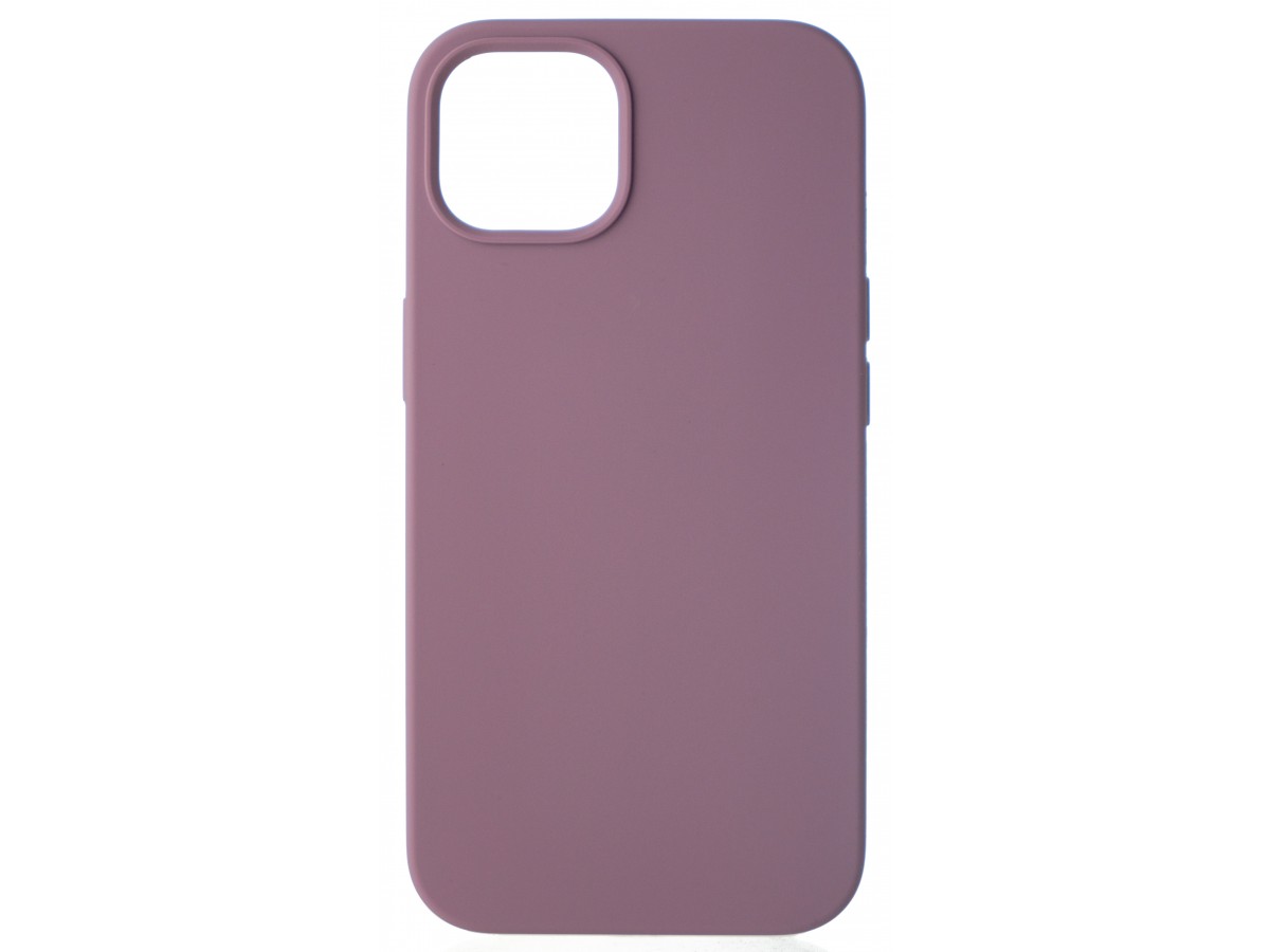 Чехол Silicone Case для iPhone 13 без лого черничный