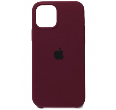 Чехол Silicone Case для iPhone 13 mini марсала