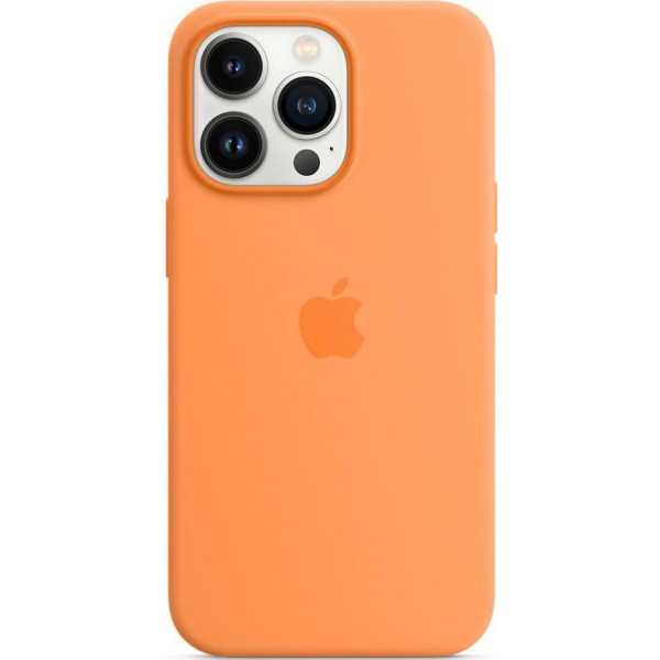 Чехол Silicone Case magsafe качество Lux для iPhone 13 Pro оранжевый