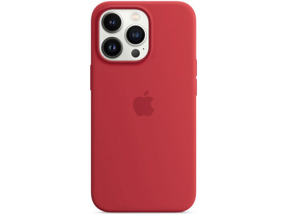 Чехол Silicone Case magsafe качество Lux для iPhone 13 Pro красный в Тюмени