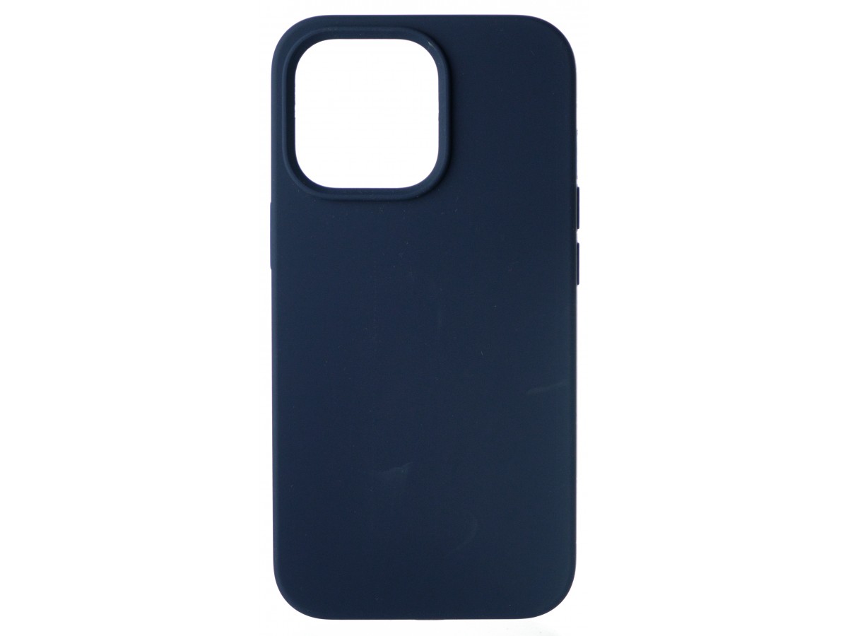 Чехол Silicone Case для iPhone 13 Pro без лого темно-синий в Тюмени