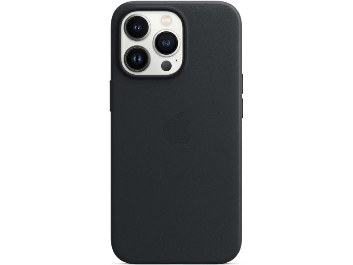 Чехол Leather Case magsafe для iPhone 13 Pro черный в Тюмени