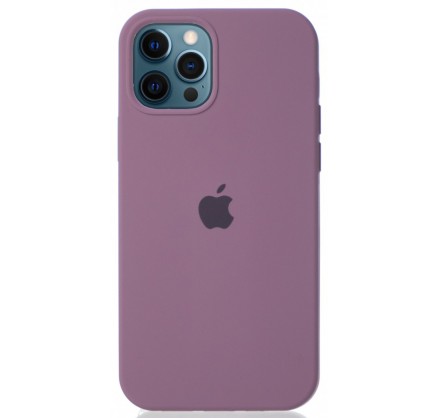 Чехол Silicone Case для iPhone 12/12 Pro черничный
