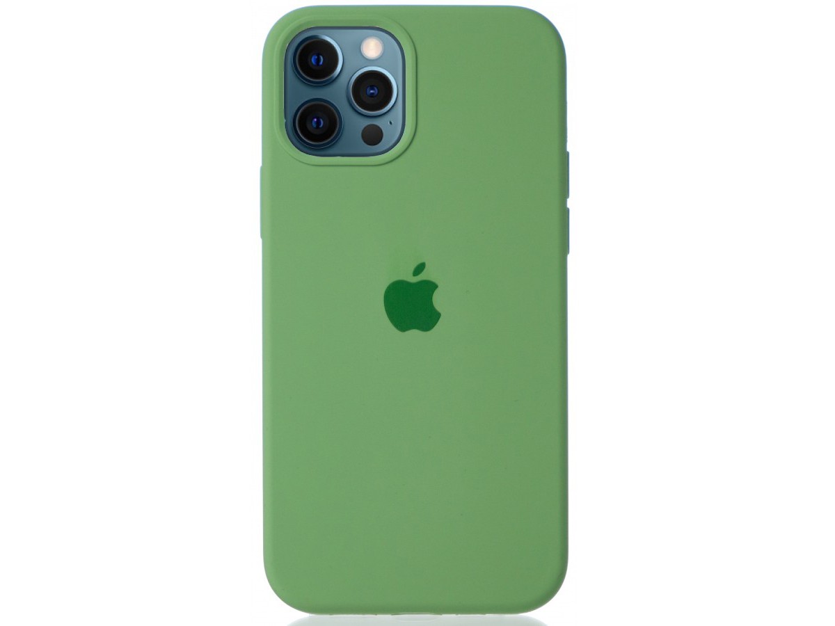 Чехол Silicone Case для iPhone 12/12 Pro зеленый