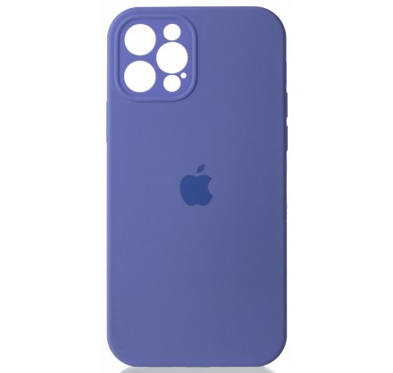 Чехол Silicone Case полная защита для iPhone 12 Pro лил...