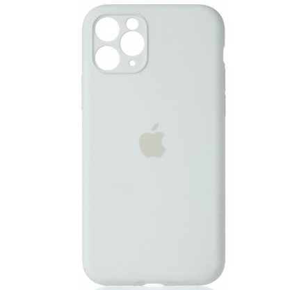 Чехол Silicone Case полная защита для iPhone 11 Pro бел...