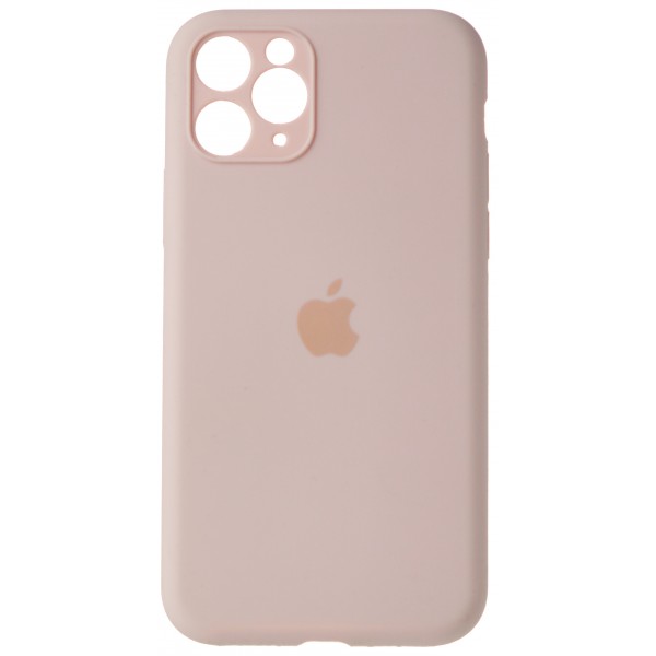 Чехол Silicone Case полная защита для iPhone 11 Pro Max розовый