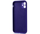 Чехол Silicone Case полная защита для iPhone 11 фиолетовый