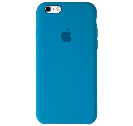 Чехол Silicone Case для iPhone 6/6s голубой