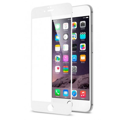 Стекло защитное iPhone 6 Plus/6s Plus (3D) белое