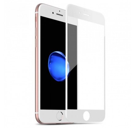 Стекло защитное iPhone 7/8/SE 2020 (3D) белое