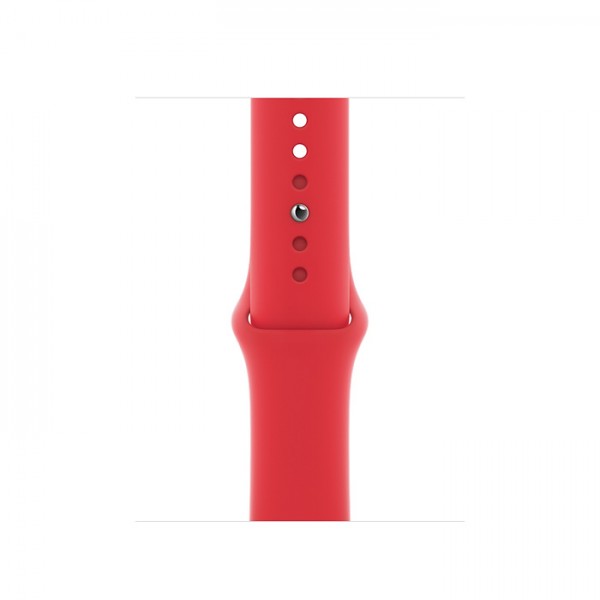 Apple Watch Series 6, 44 мм, корпус из алюминия красного цвета, спортивный ремешок красного цвета 