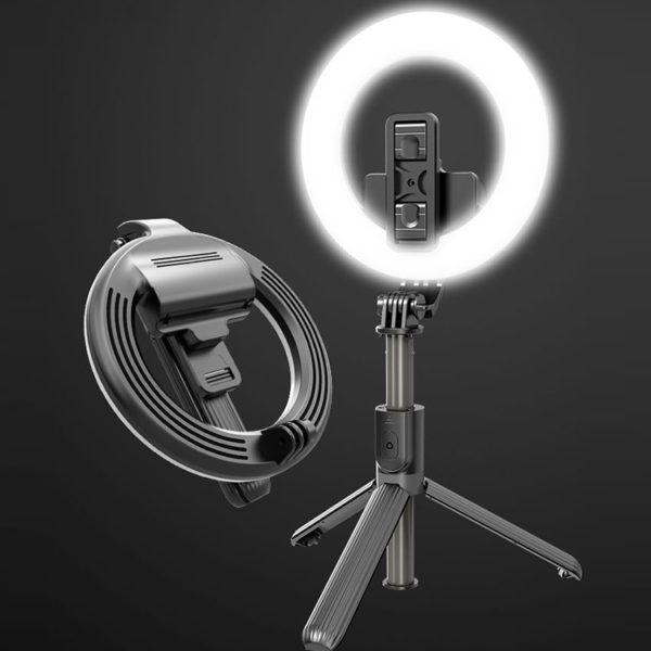 Кольцевая лампа монопод Selfie Stick Tripod L07