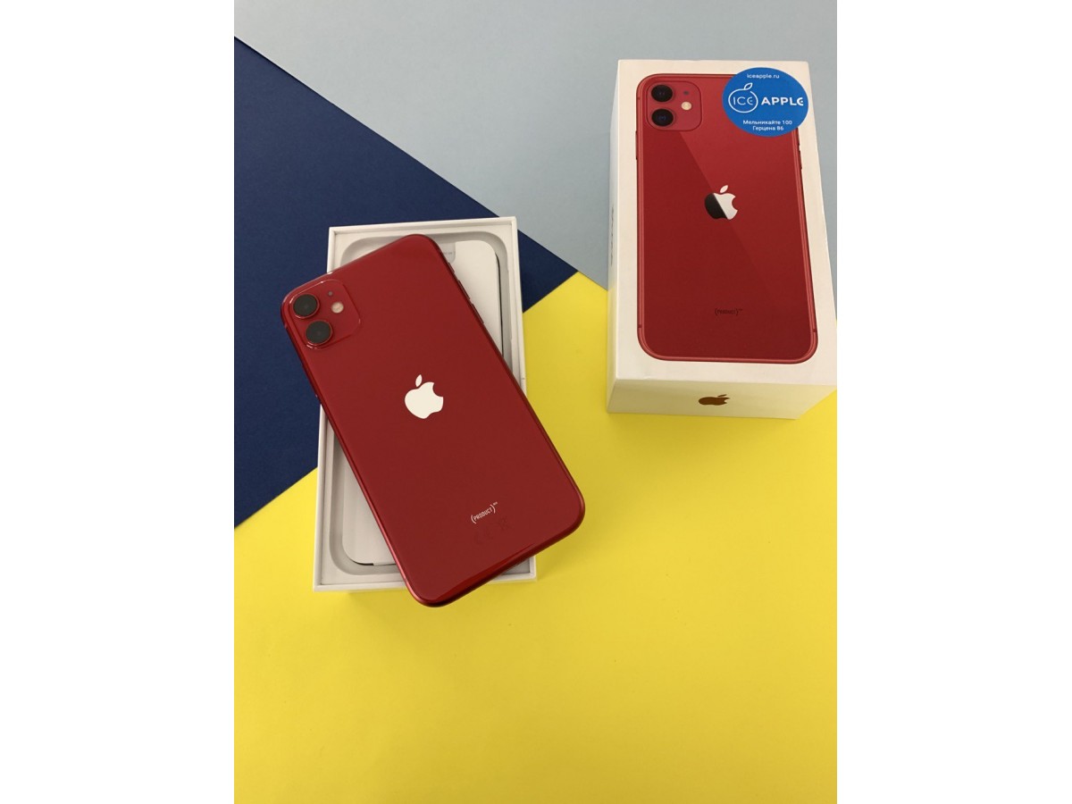 Apple iPhone 11 64gb Red в Тюмени
