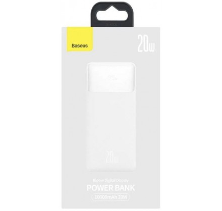 Power Bank Baseus PPDML-L02 10000mAh 20w белый