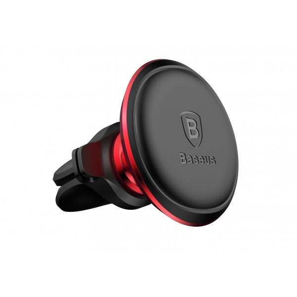 Автомобильный держатель для телефона Baseus с креплением для кабеля красный