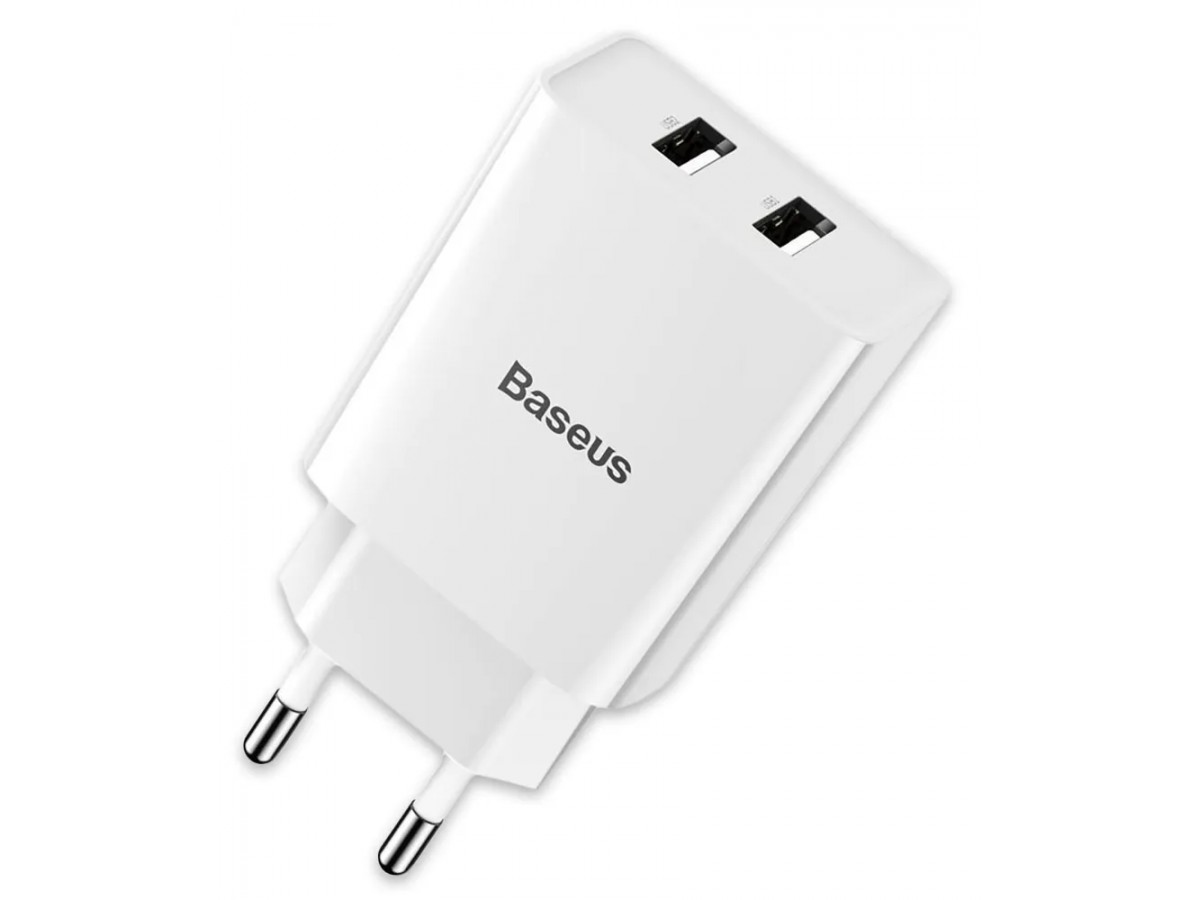 Адаптер питания Baseus Speed Mini 2 USB белый