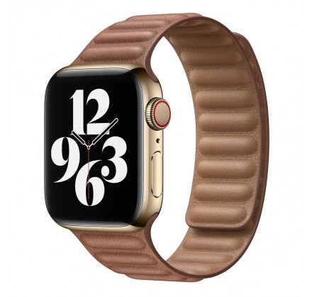 Ремешок кожаный New Apple Watch 42/44 мм на магнитной з...