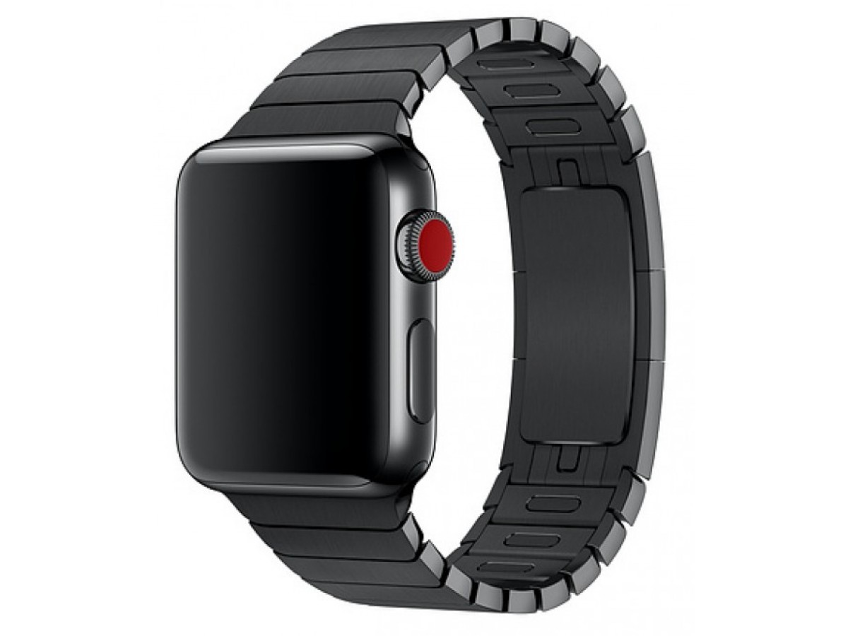 Браслет блочный Apple Watch 42/44мм, черный