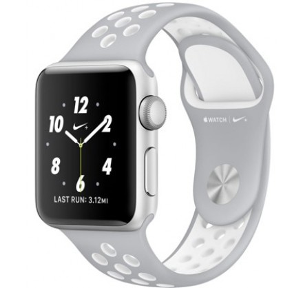 Силиконовый ремешок Apple Watch Nike 38/40мм серый