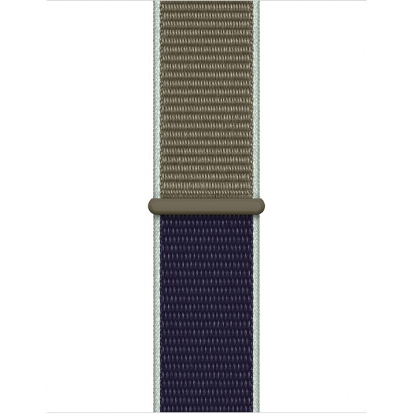 Ремешок спортивный браслет Apple Watch 38/40 мм зеленый/синий