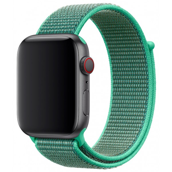 Ремешок спортивный браслет Apple Watch 42/44 мм зеленый