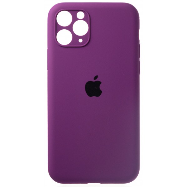 Чехол Silicone Case полная защита для iPhone 11 Pro фиолетовый