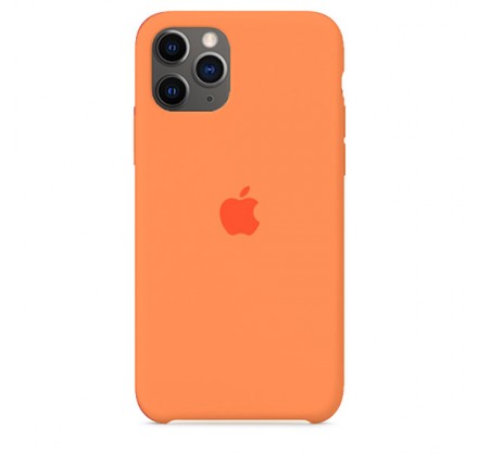 Чехол Silicone Case качество Lux для iPhone 11 Pro оран...