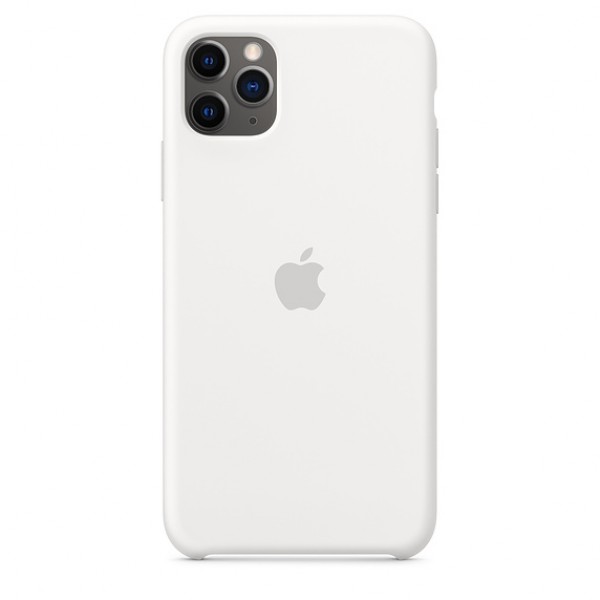 Чехол Silicone Case качество Lux для iPhone 11 Pro Max белый