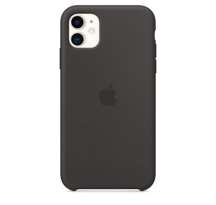 Чехол Silicone Case качество Lux для iPhone 11 черный