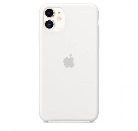 Чехол Silicone Case качество Lux для iPhone 11 белый