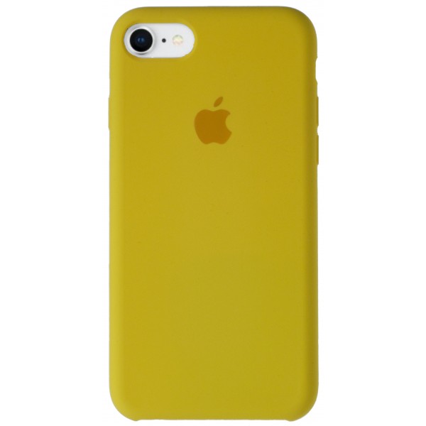 Чехол Silicone Case для iPhone 7/8 желтый
