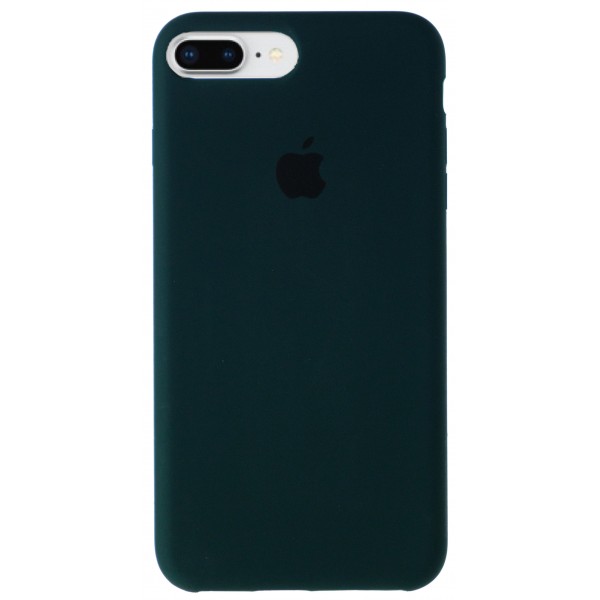 Чехол Silicone Case для iPhone 7 Plus/8 Plus темно-зеленый