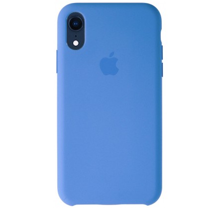 Чехол Silicone Case качество Lux для iPhone XR синий ва...